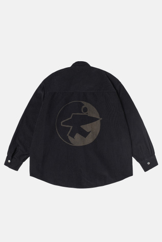 Borrowed Shirt Washed Black Cord