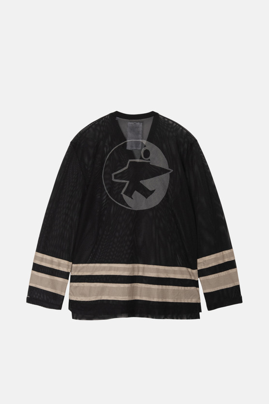 【Our Legacy x Denim Tears x Tupac】Hockey Mighty MeshJersey Our Legacy - Hockey Jersey Black Mighty Mesh
