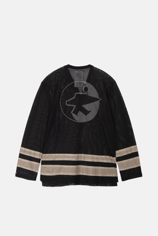 【Our Legacy x Denim Tears x Tupac】Hockey Mighty MeshJersey Our Legacy - Hockey Jersey Black Mighty Mesh