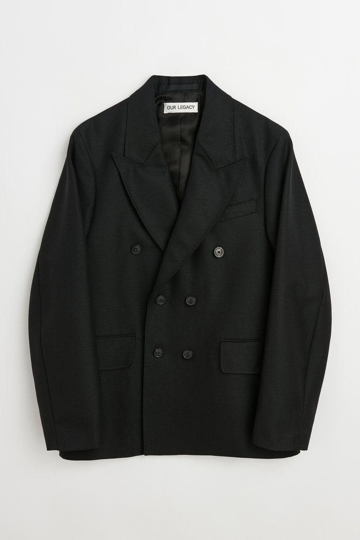 Unconstructed Db Blazer Black Virgin Wool