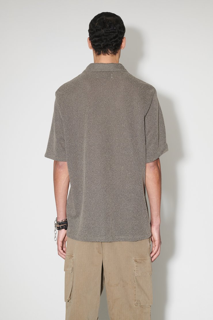 トップス OUR LEGACY BOX SHIRT SHORTSLEEVE 44 Our Legacy - Box Shirt Shortsleeve White Boucle