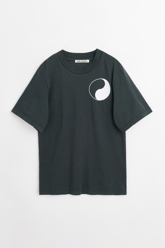 Our Legacy - Kids Box T-Shirt Black Yin Yang Print
