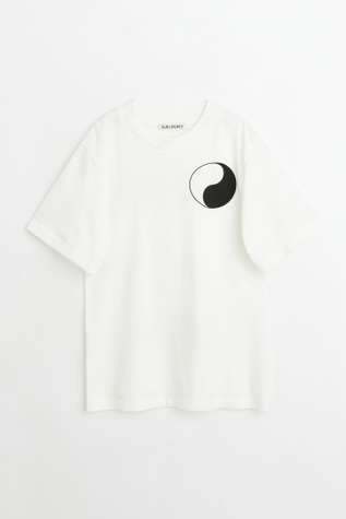 Kids Box T-Shirt White Yin Yang Print