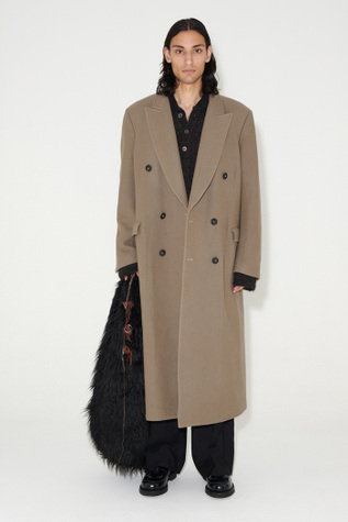 Extended Whale Coat Peafowl Bath Wool