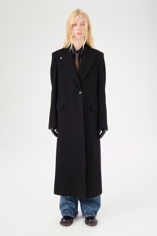 【定価15.4万】OUR LEGACY MANTA COAT 40 ブラック 定価15.4万】OUR LEGACY MANTA COAT 40 ブラック