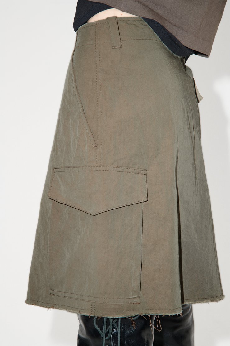 定価66000円 OUR LEGACY CARGO SKIRT カーゴ スカート Our Legacy - Cargo Skirt Pine High Twist Solaro