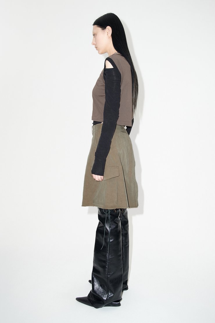 定価67100円 OUR LEGACY CARGO SKIRT カーゴ スカート Our Legacy - Cargo Skirt Pine High Twist Solaro
