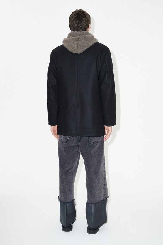 OUR LEGACY ピーコート ブラック オポレントメルトン Our Legacy - Peacoat Black Opulent Melton