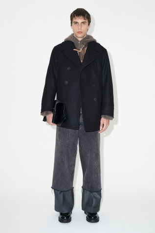 Peacoat Black Opulent Melton