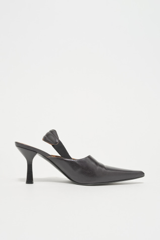 【関税込み】OUR LEGACY ブラウン Envelope ヒール Our Legacy - Envelope Heel Top Dyed Black Leather