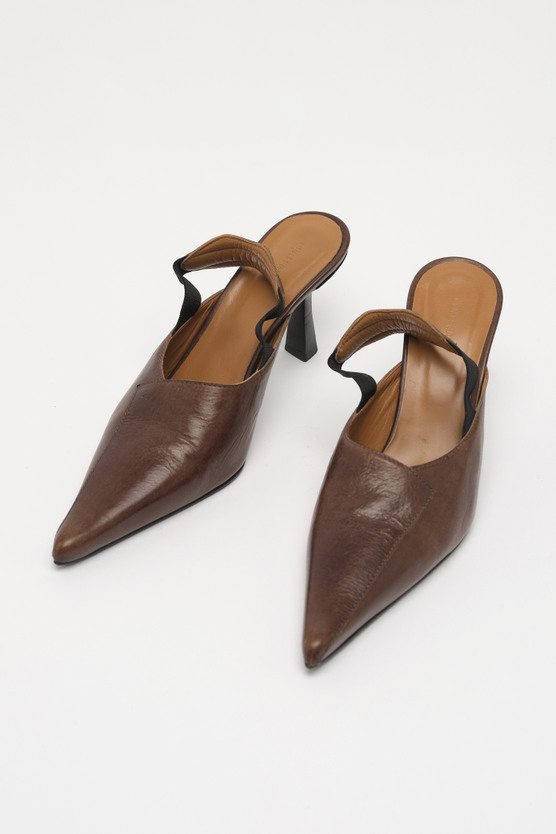 【関税込み】OUR LEGACY ブラウン Envelope ヒール Our Legacy - Envelope Heel Woodstock Leather