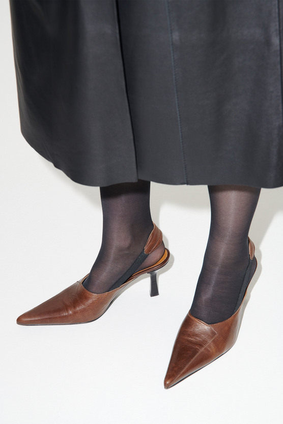 【関税込み】OUR LEGACY ブラウン Envelope ヒール Our Legacy - Envelope Heel Woodstock Leather
