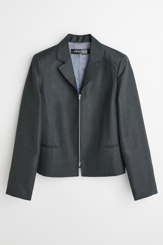 ★OUR LEGACY★ ヒップ トラウザー Grey Mnemonic Wool Our Legacy - Min Blazer Grey Mnemonic Wool
