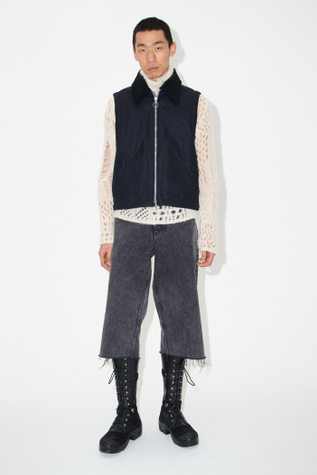 Grizzly Vest Black Highland Cotton
