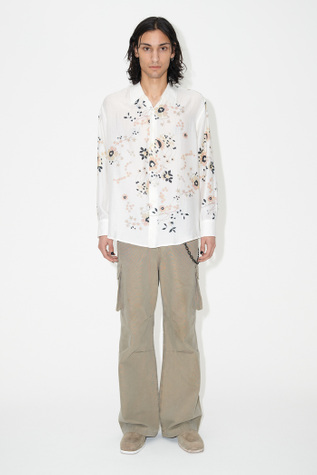 Above Shirt Eastern Flower Print
