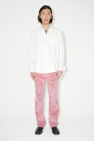 Above Shirt Jet Stream White Poplin