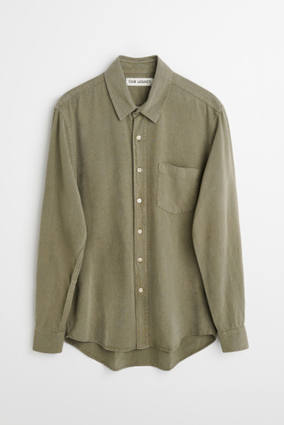 Our Legacy - Classic Shirt Peafowl Silk Noil