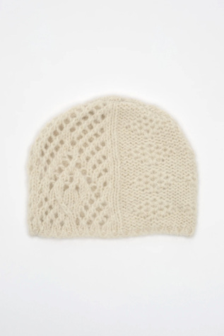 Beanie Bone Airy Alpaca Crochet