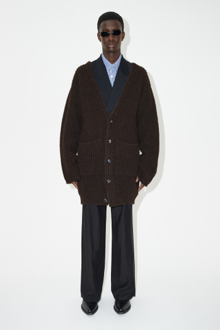 Colossal Cardigan Welsh Black Albion Wool