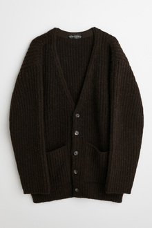 Our Legacy - Colossal Cardigan Welsh Black Albion Wool