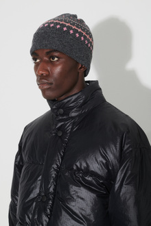 帽子 Our Legacy Gray Faux Isle Knit Beanie Our Legacy Gray Hairy Beanie Our Legacy