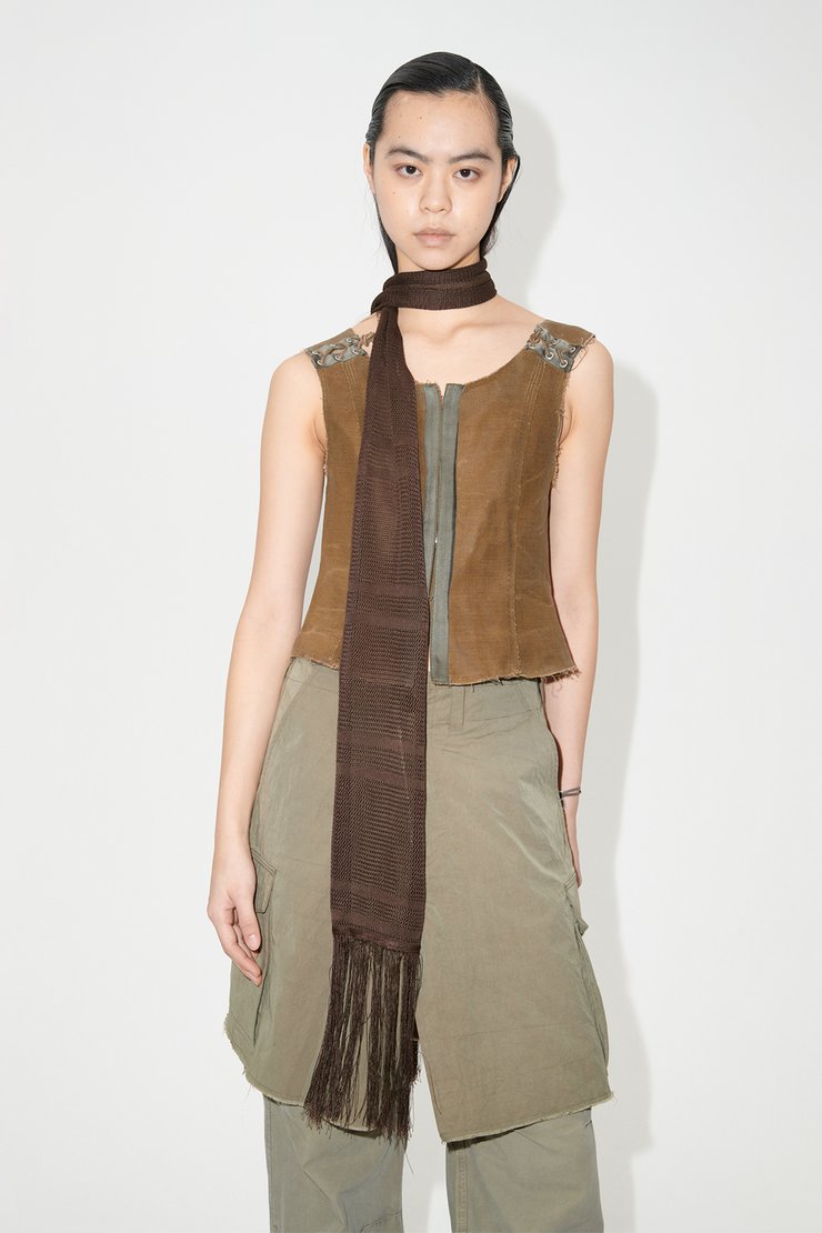 Our Legacy Piano Scarf シルバー フリンジ付き Our Legacy - Piano