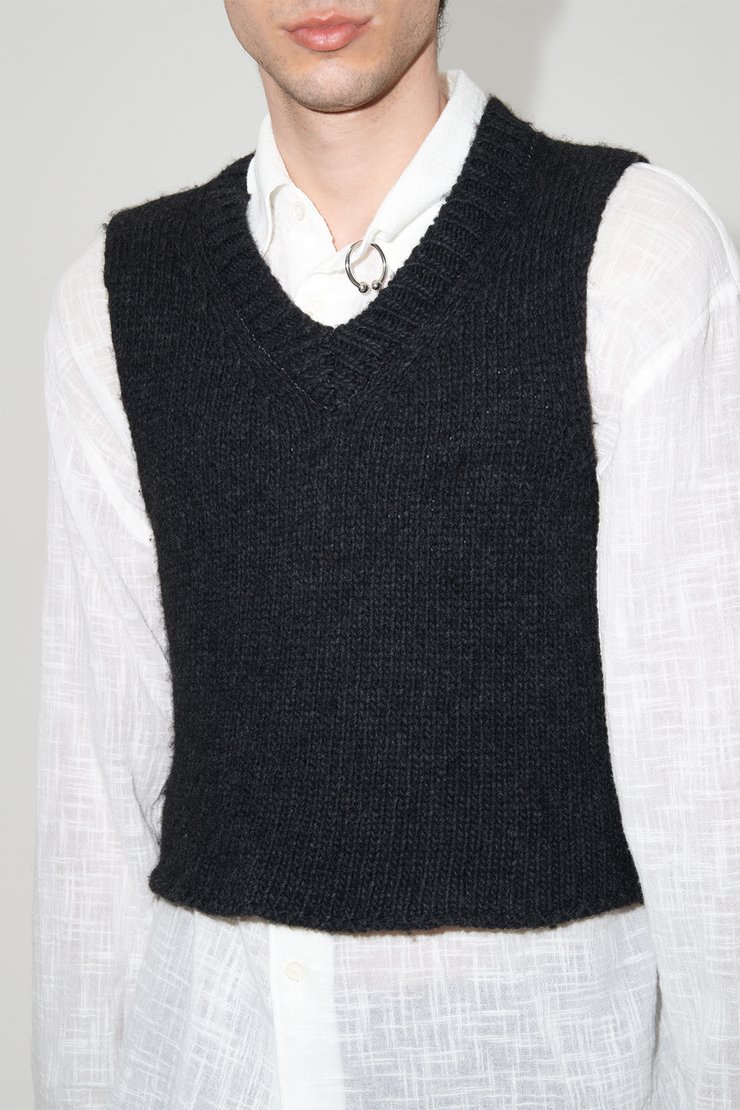 Our Legacy - Intact Vest Shadow Black Funky Acrylic
