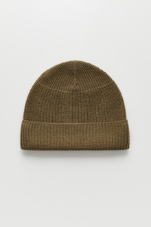 帽子 OUR LEGACY KNIT HAT BLACK RUSTIC MERINO Our Legacy - OL Yin Yang Beanie Black