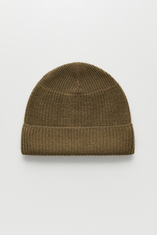 Knit Hat Peafowl Rustic Merino