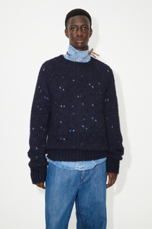 Our Legacy - Needle Drop Raglan Navy Fuzzy Mohpaca