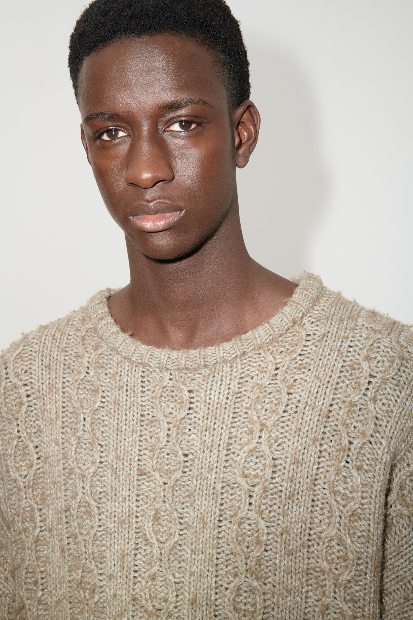 Our Legacy - Popover Roundneck Peafowl Funky Chain Knit Our Legacy - Popover Roundneck Peafowl Funky Chain Knit