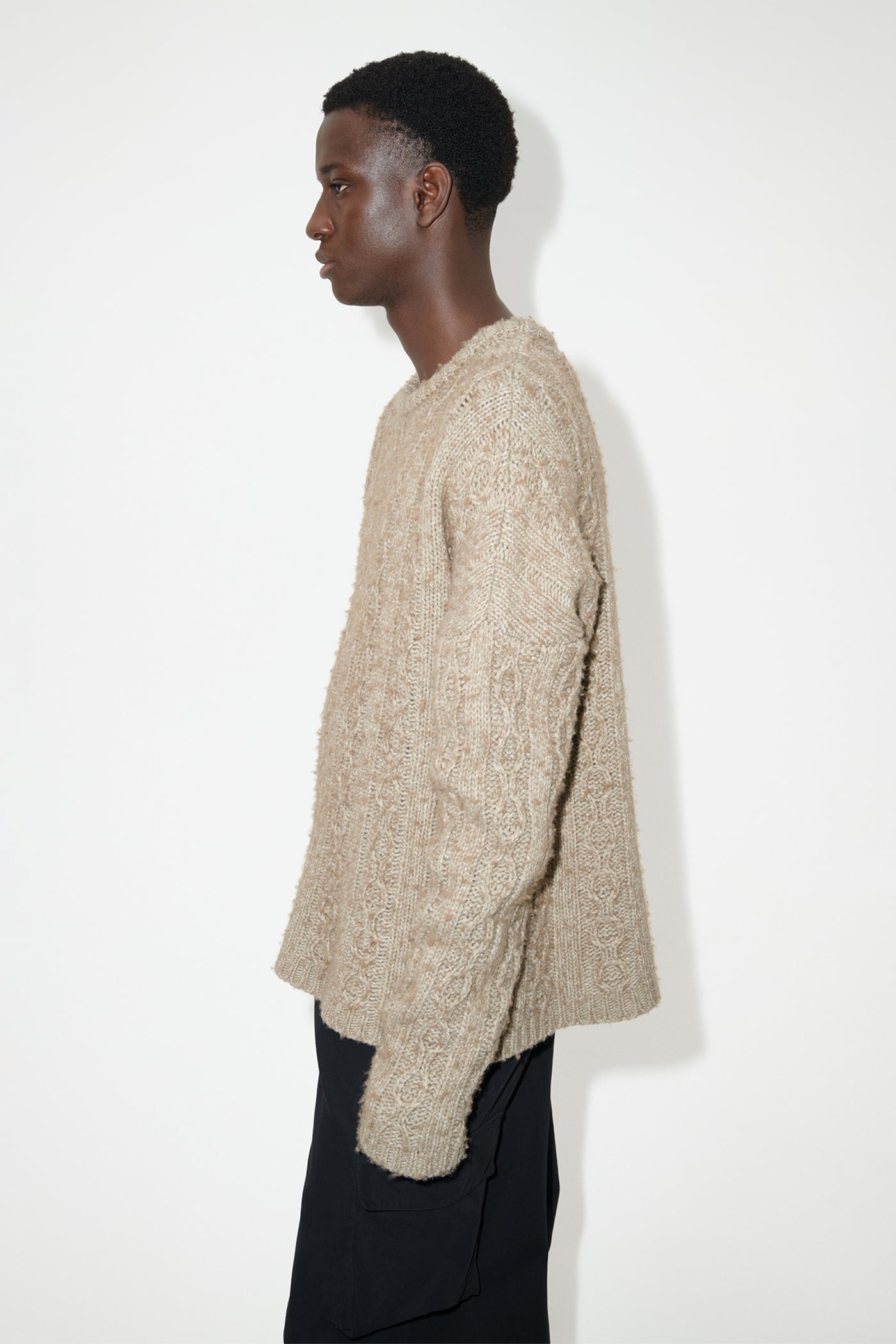 Our Legacy - Popover Roundneck Peafowl Funky Chain Knit