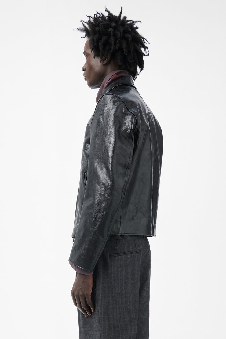 最終値下げ　OUR LEGACY / MINI JACKET BLACK 44 Our Legacy - Mini Jacket Black Worsted Wool