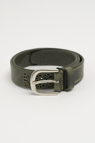 3,5 Cm Kiss Me Belt Dark Cloud Leather