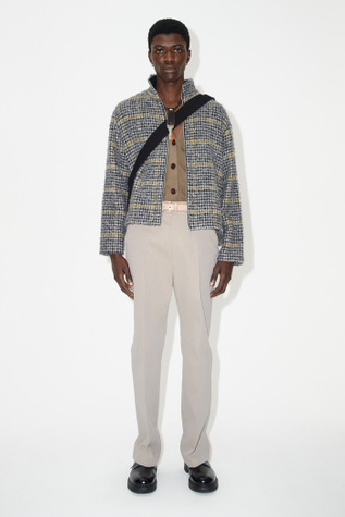 Darien Trouser Lynx Grey Bedford Solaro