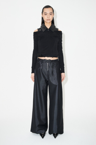 Serene Trouser Black Mnemonic Wool