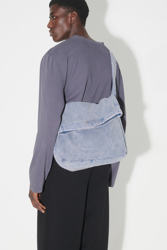 バッグ OUR LEGACY Attic Wash Denim SLING BAG OUR LEGACY ATTIC WASH DENIM SLING BAG