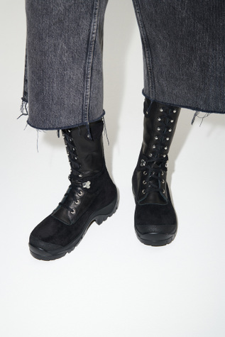 靴 Our Legacy Survivor Boot Black Leather OUR LEGACY SURVIVOR BOOT