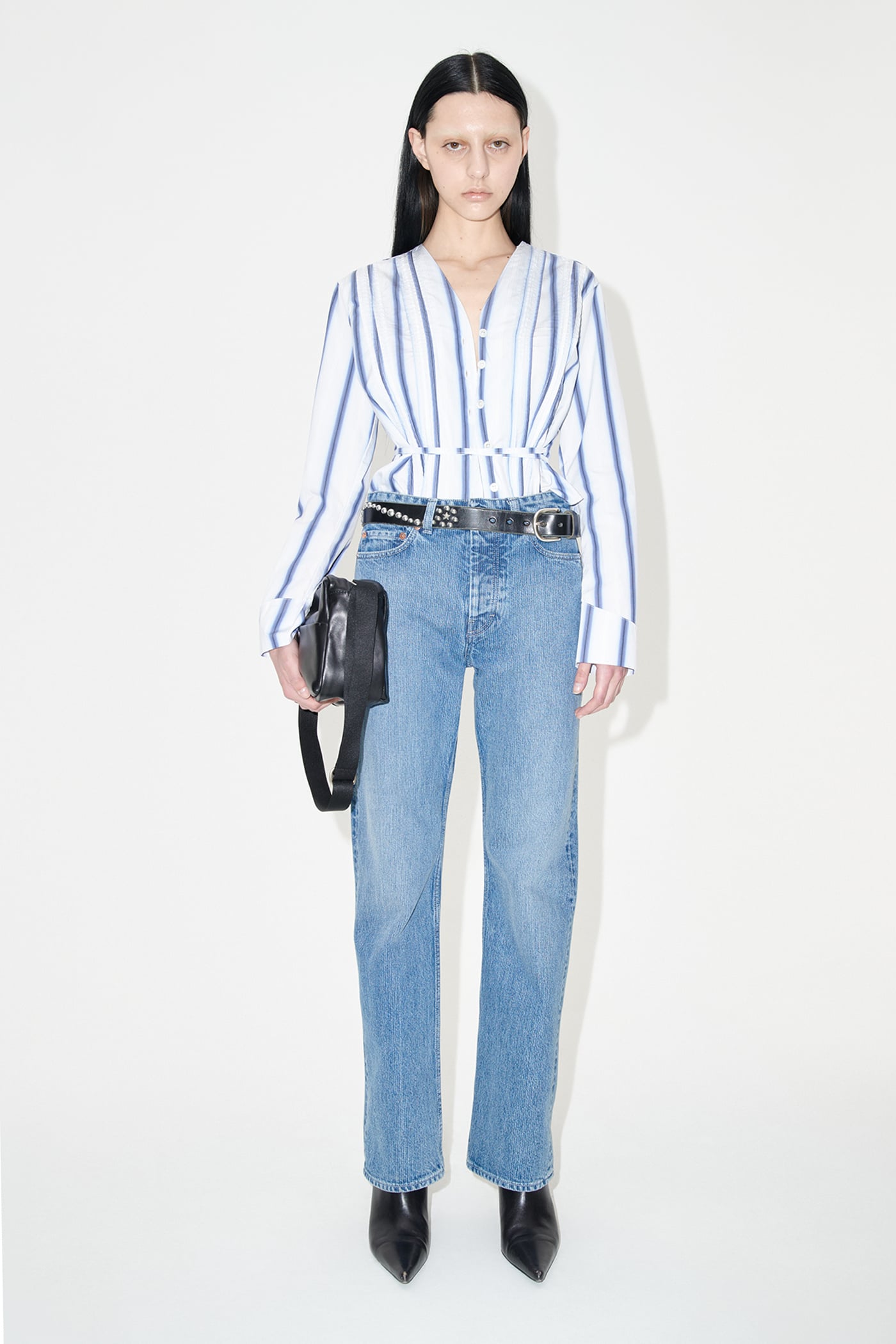 Our Legacy - Linear Cut Dream Blue Chain Twill