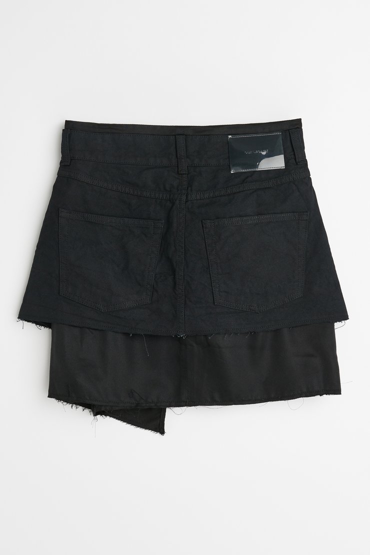 Our Legacy - Mini Denim Skirt Black Canvas