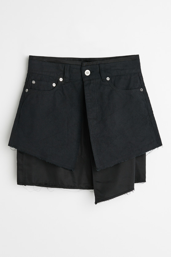 Our Legacy - Mini Denim Skirt Black Canvas