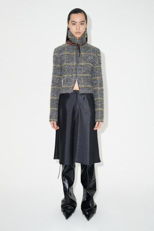 Curtain Skirt Black Mnemonic Wool