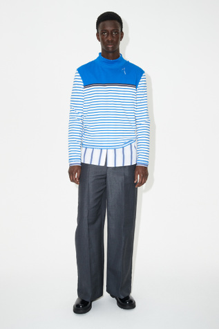 Artist Polo Trashed Carnot Stripe