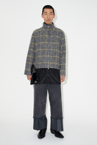 Shrunken Fullzip Polo Prenzlauer Houndstooth