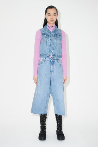 Half Cut Rider Wash Denim