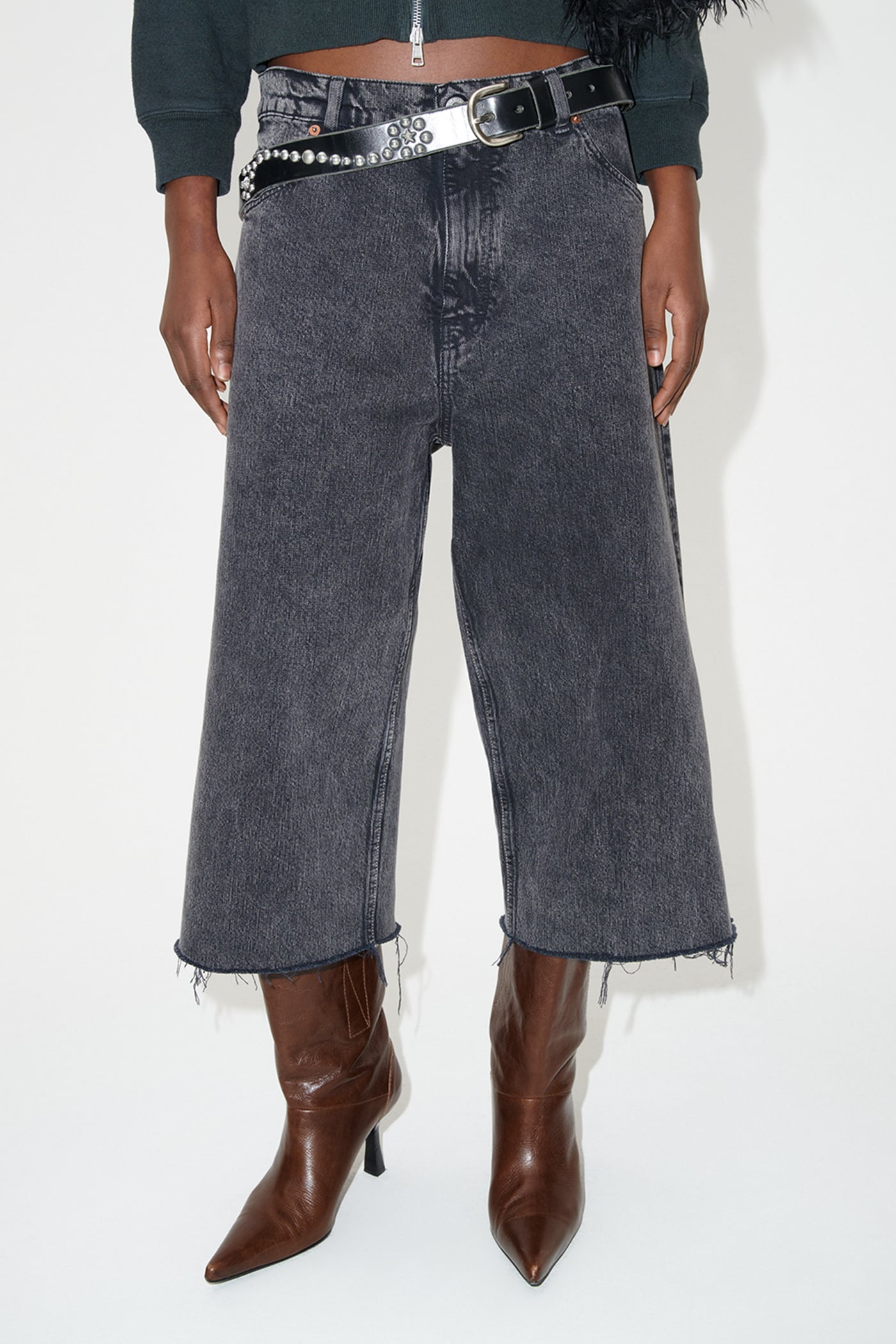 Our Legacy - Half Cut Overdyed Black Chain Twill