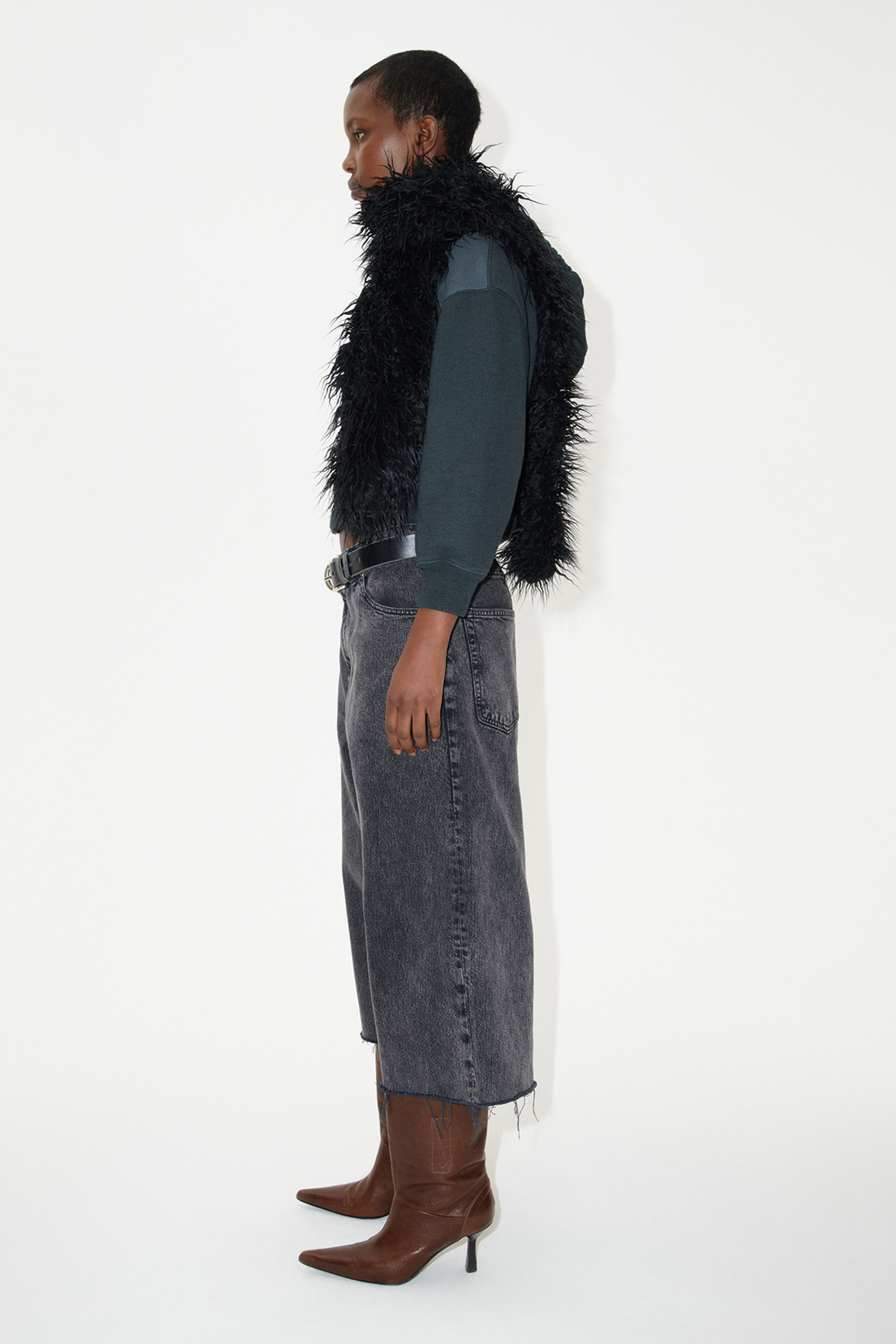 Our Legacy - Half Cut Overdyed Black Chain Twill