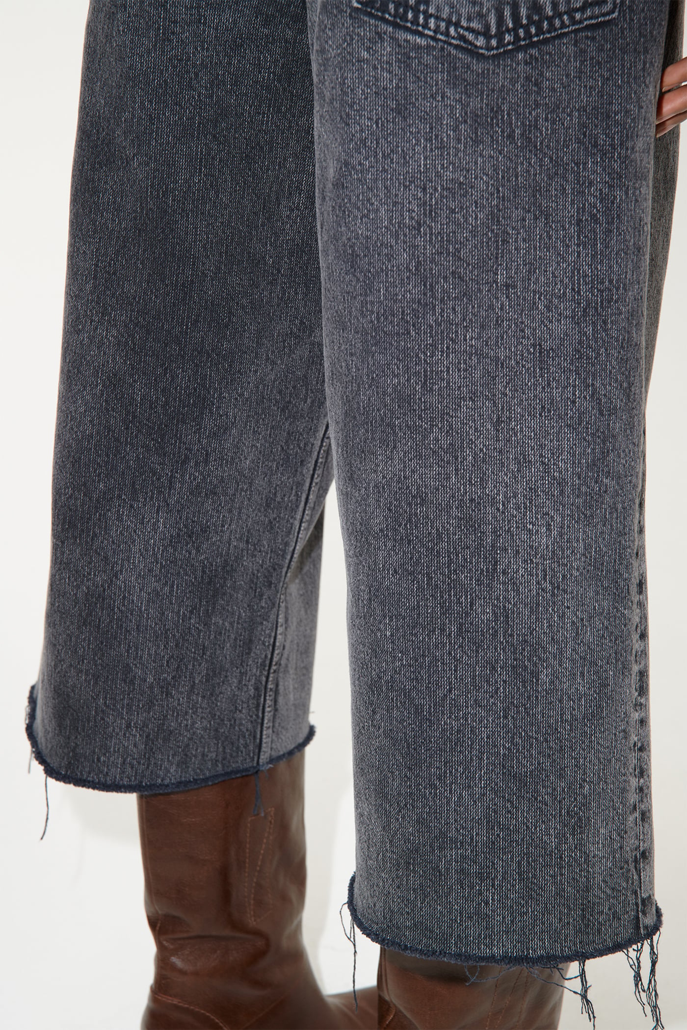 Our Legacy - Half Cut Overdyed Black Chain Twill