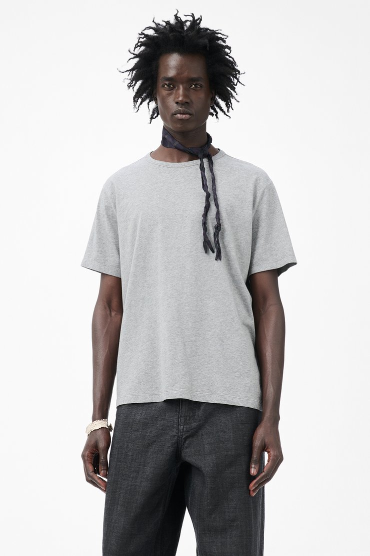OUR LEGACY トップス　グレー Our Legacy Double Lock U Neck Ash Grey Alpaca | Cultizm