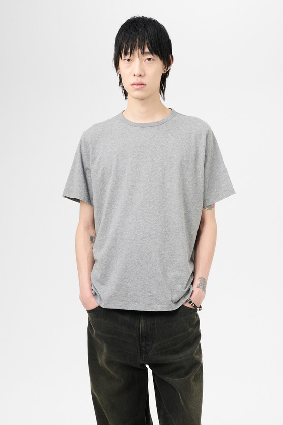 Our Legacy - New Box T-Shirt Grey Melange Clean Jersey